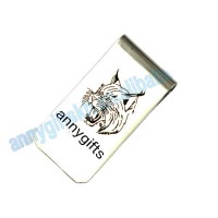 Wholesale cheap metal money clip with customized logo