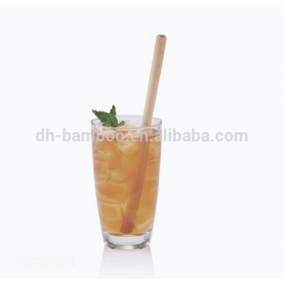 Reusable drinking bubble organic natural bamboo drinking straw with LOGO